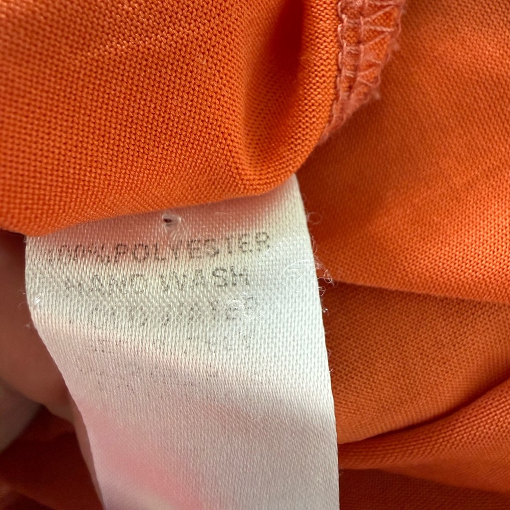 Entro Orange Ruffle Blouse - Picture 8 of 8